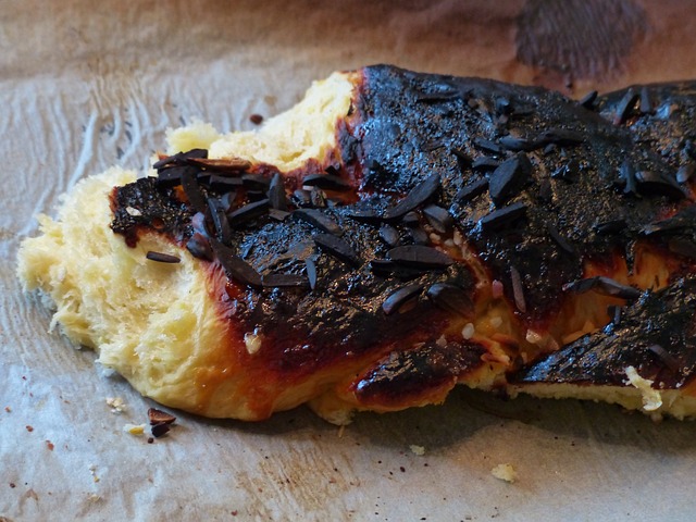 burnt food containing Acrymalide