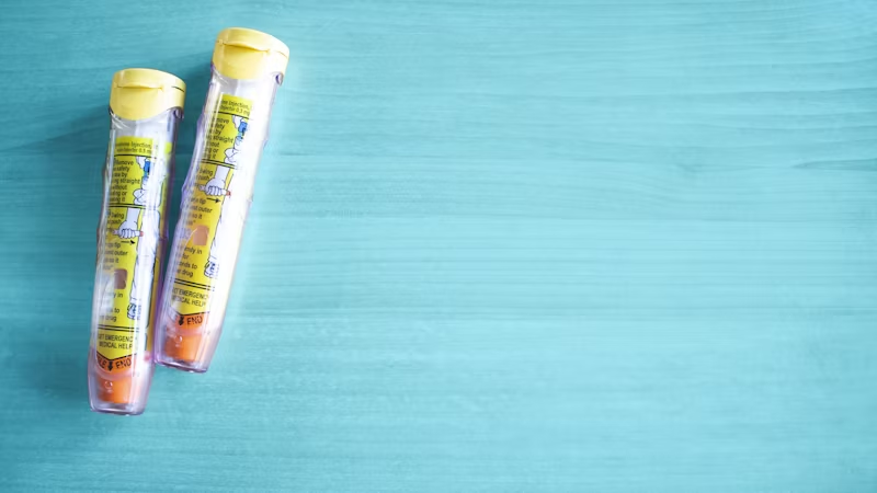 two packets of Epipens