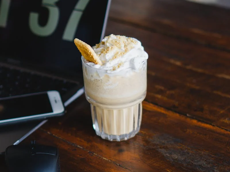 sugary coffee drink