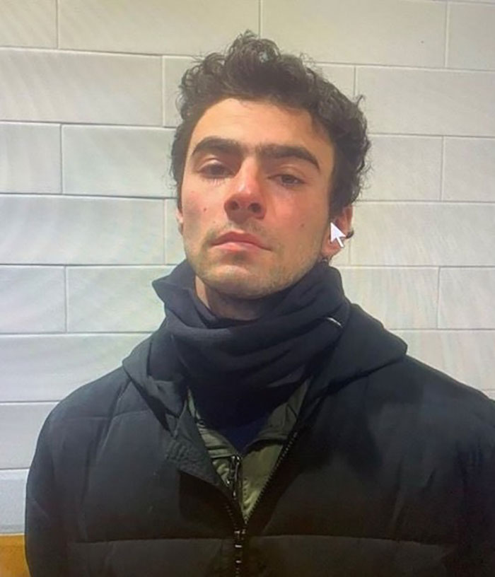 Luigi Mangione after being arrested 