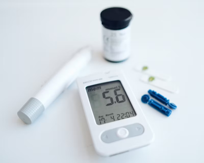 measured blood sugar levels