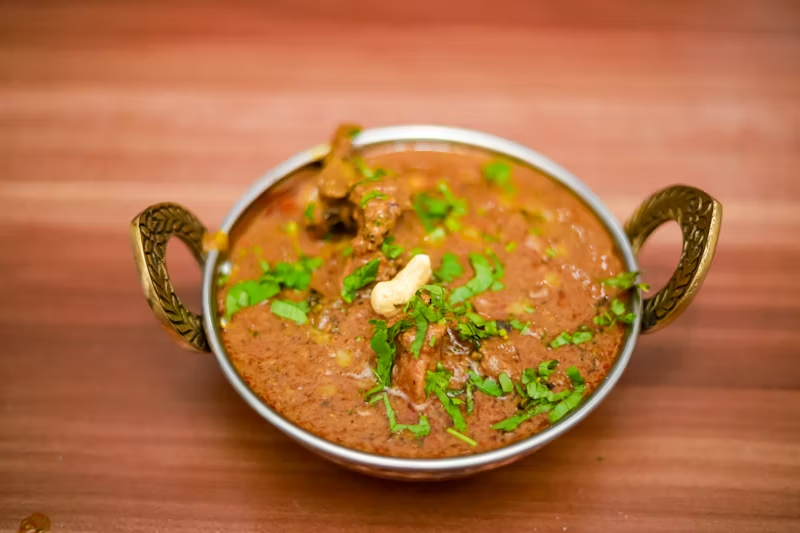 a bowl of curry