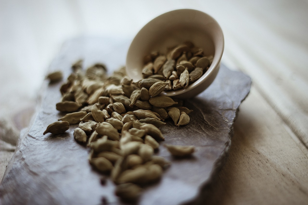 cardamom seeds up close