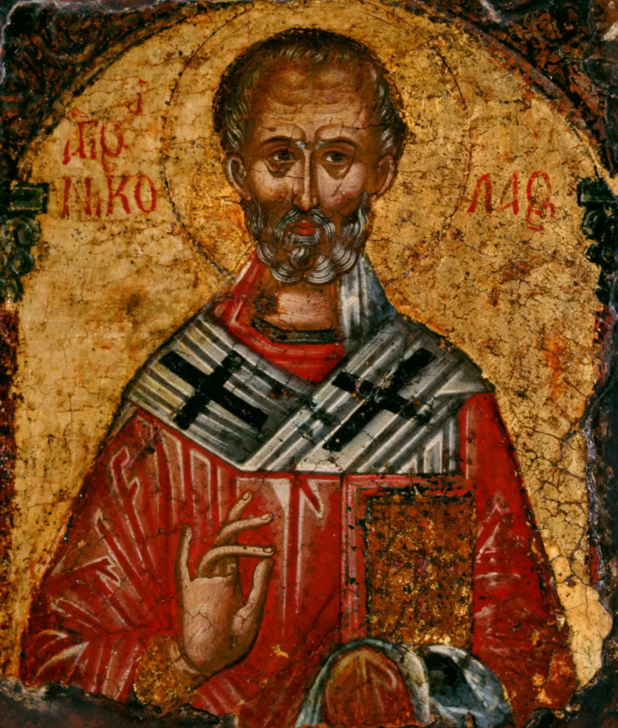 Religious iconography depicting Saint Nicholas 