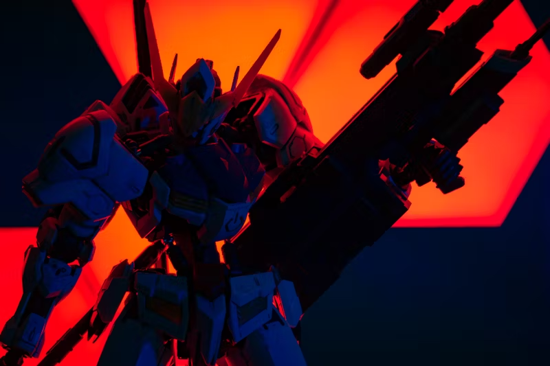 robot armed with a very large gun