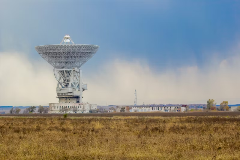 a communications satellite