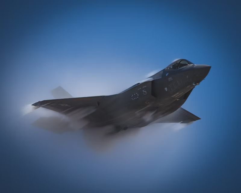 plane breaking the sound barrier
