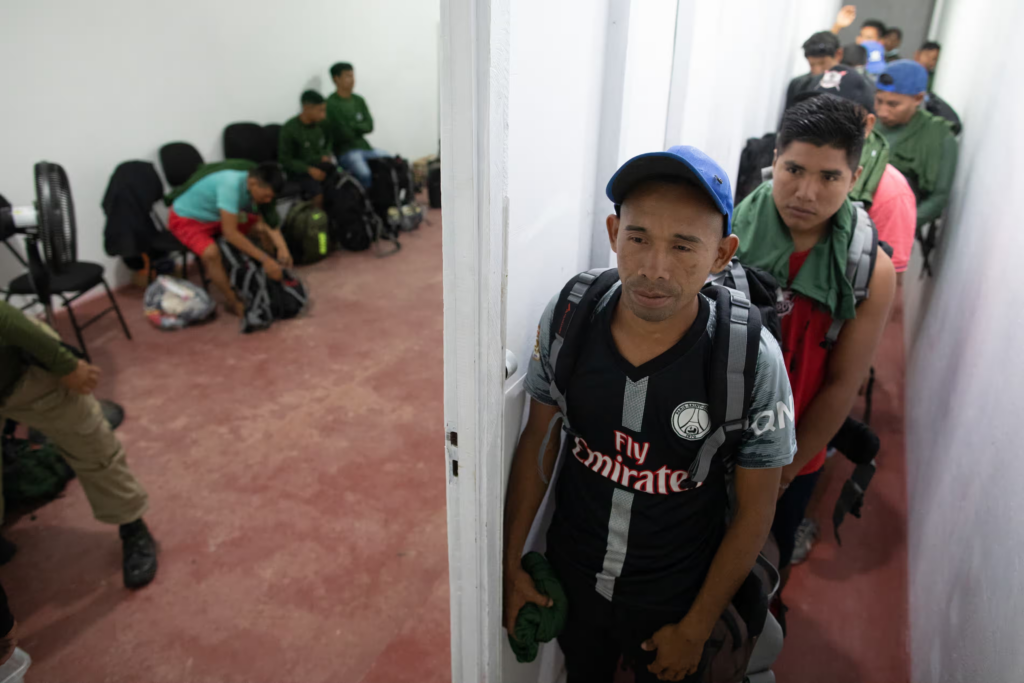 Young Indigenous people from the Javari valley register for the Univaja Indigenous Defenders training course, which the late indigenist Bruno Pereira helped create. 