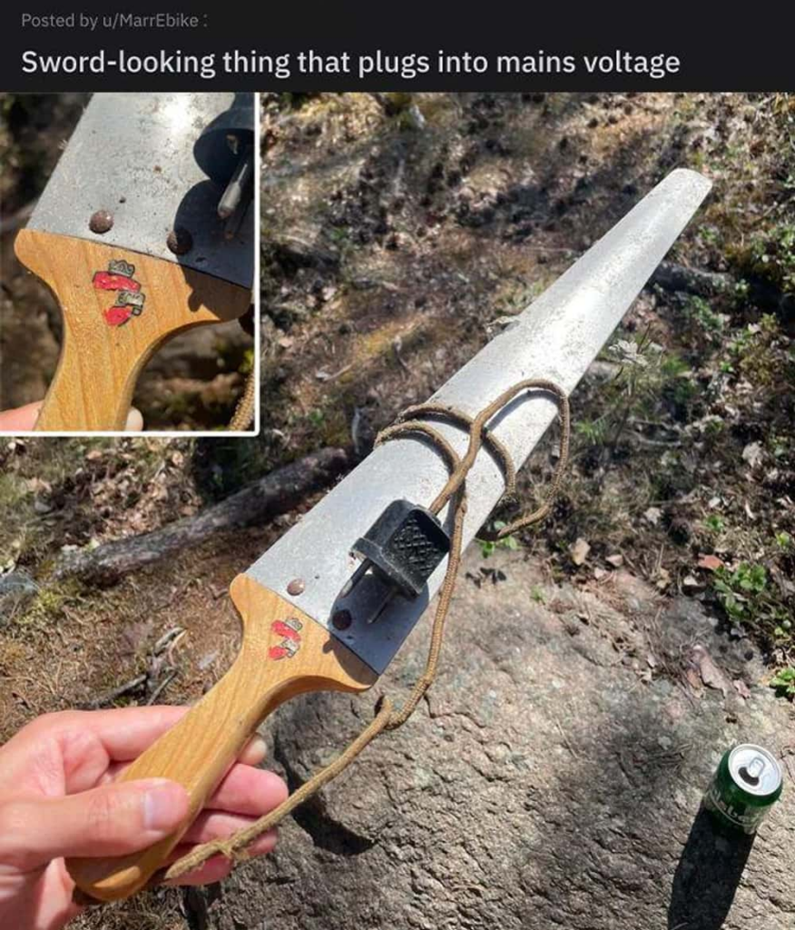 A sword-like appliance