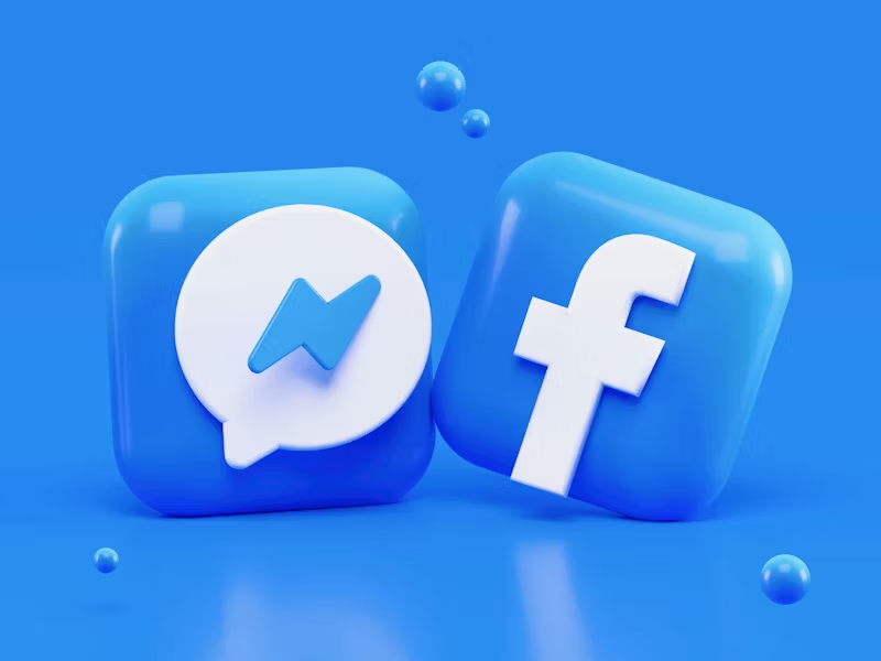 bubble icon versions of the Facebook and Facebook Messenger apps