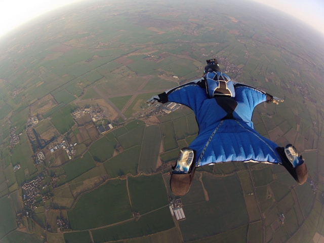 wingsuit diver 