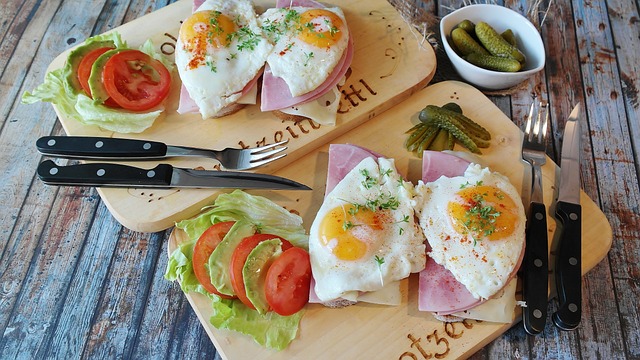 eggs for breakfast