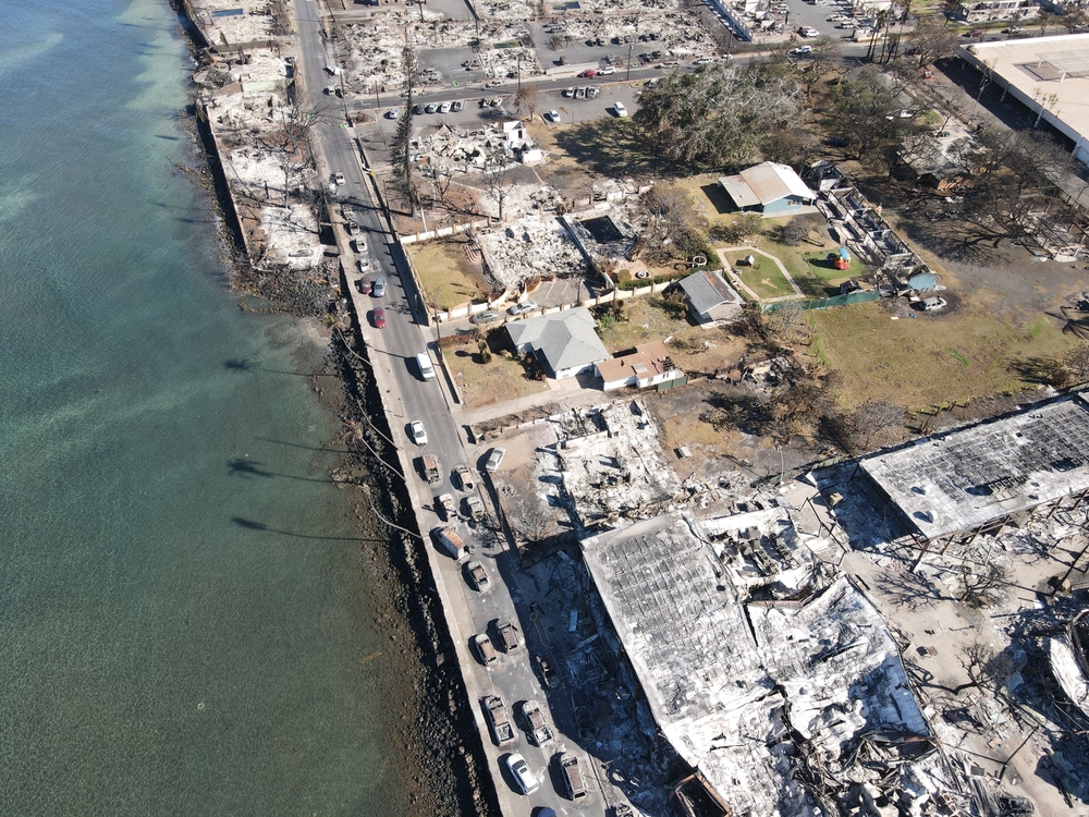 Devastation in Lahaina after the August 8th wildfires

