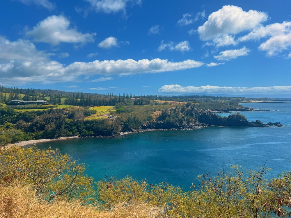 Beautiful Maui coastline north of Lahaina
