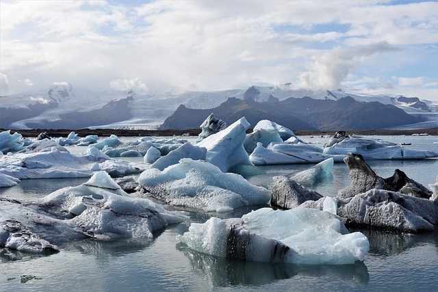 icy landscape