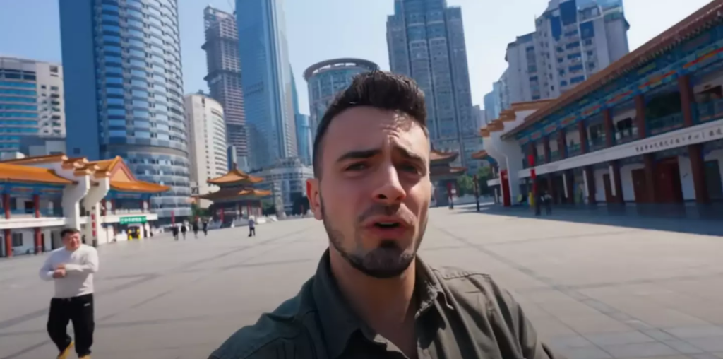 The city is massive