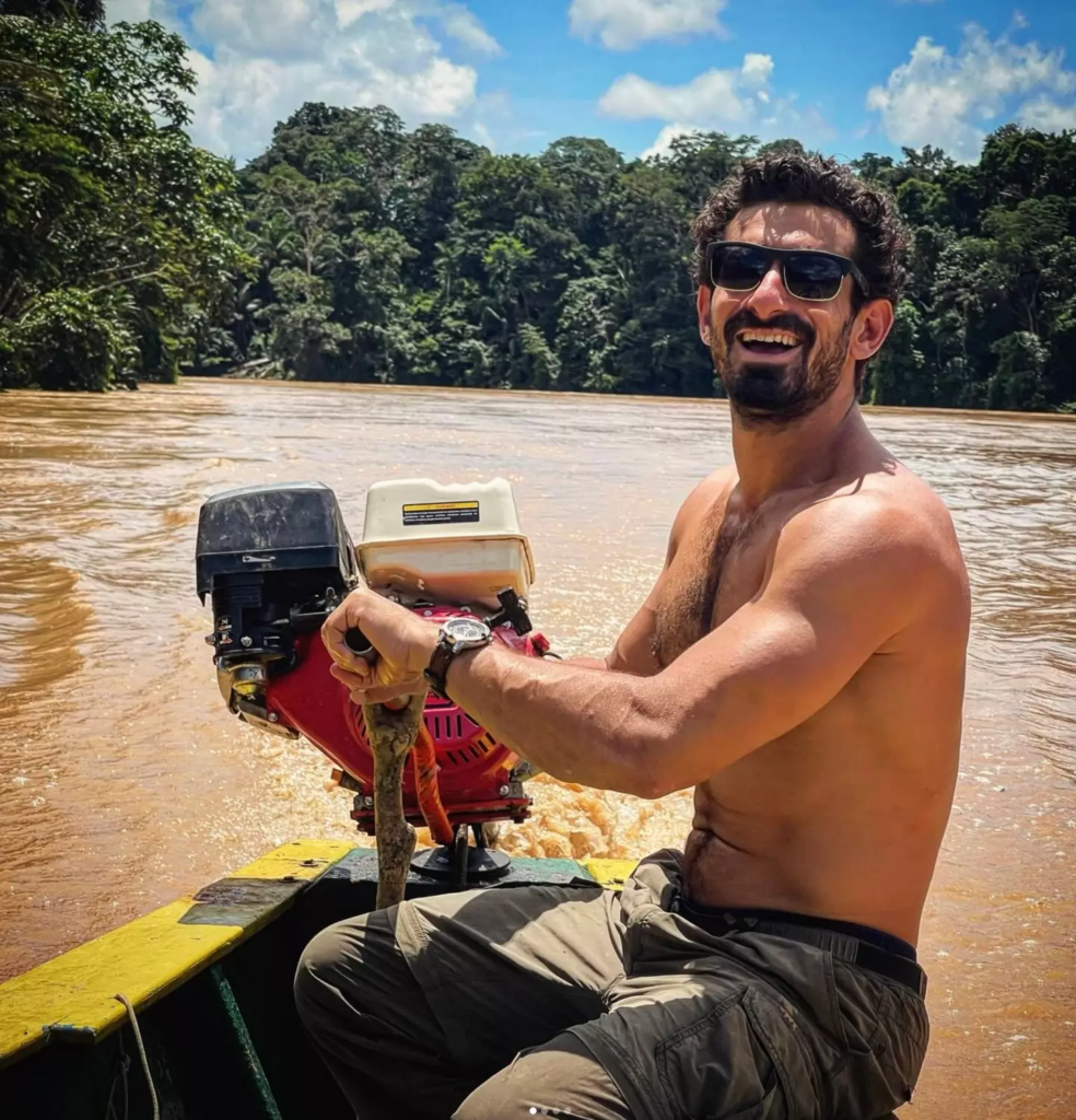Paul Rosolie in the Amazon.