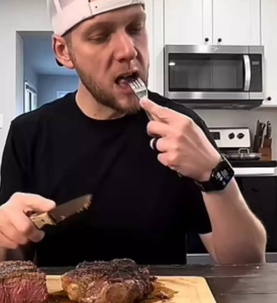 Patrick managed to lose 10 stone thanks to his strict diet
