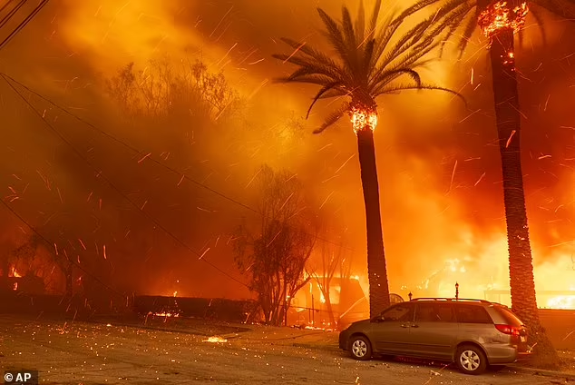 The LA fires rage on throughout the city