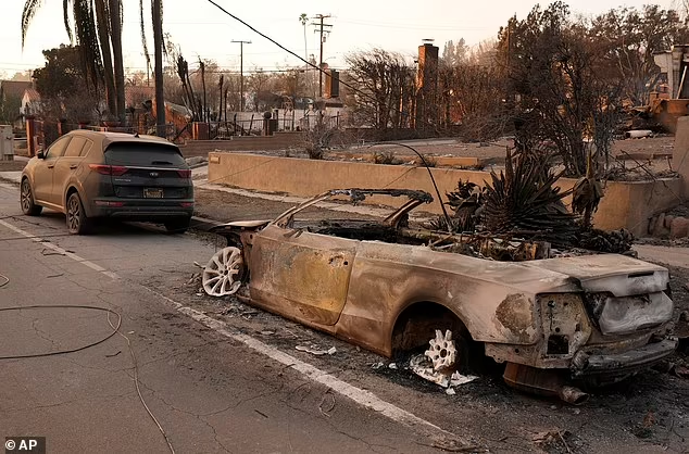 Aftermath of the Eaton fire