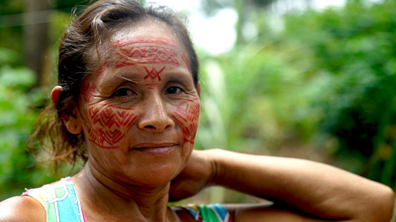 an Amazonian woman