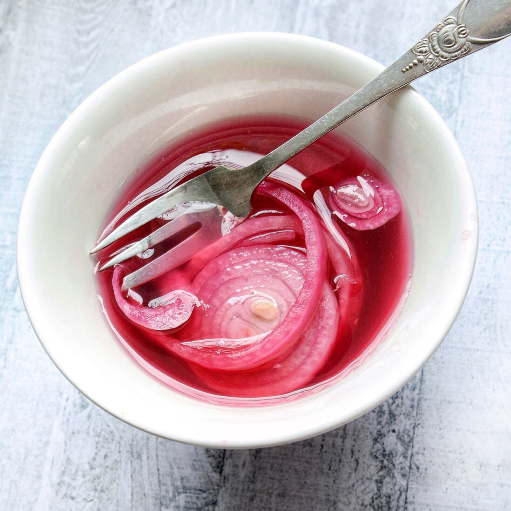 pickled onions in a bowl