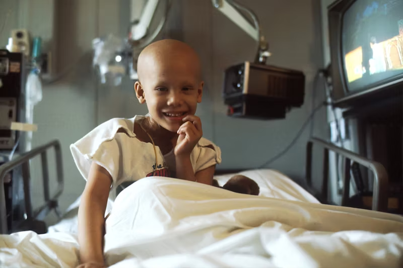 a child cancer patient