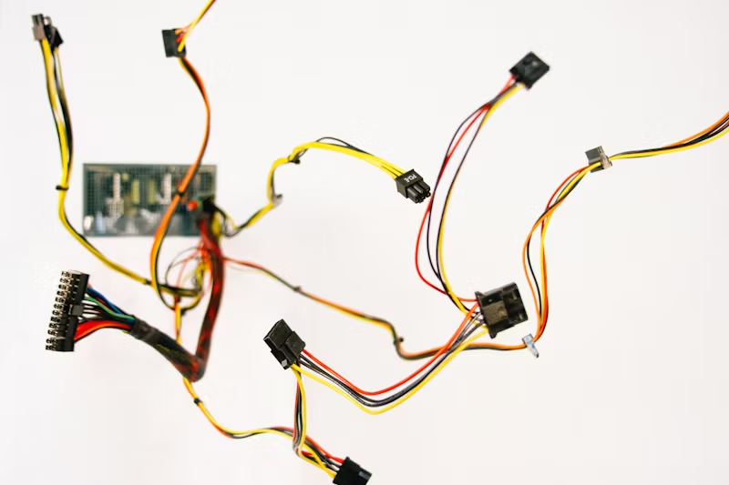 loose wires coming from a circuit board