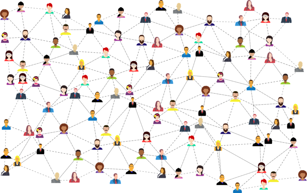 a web of social structure