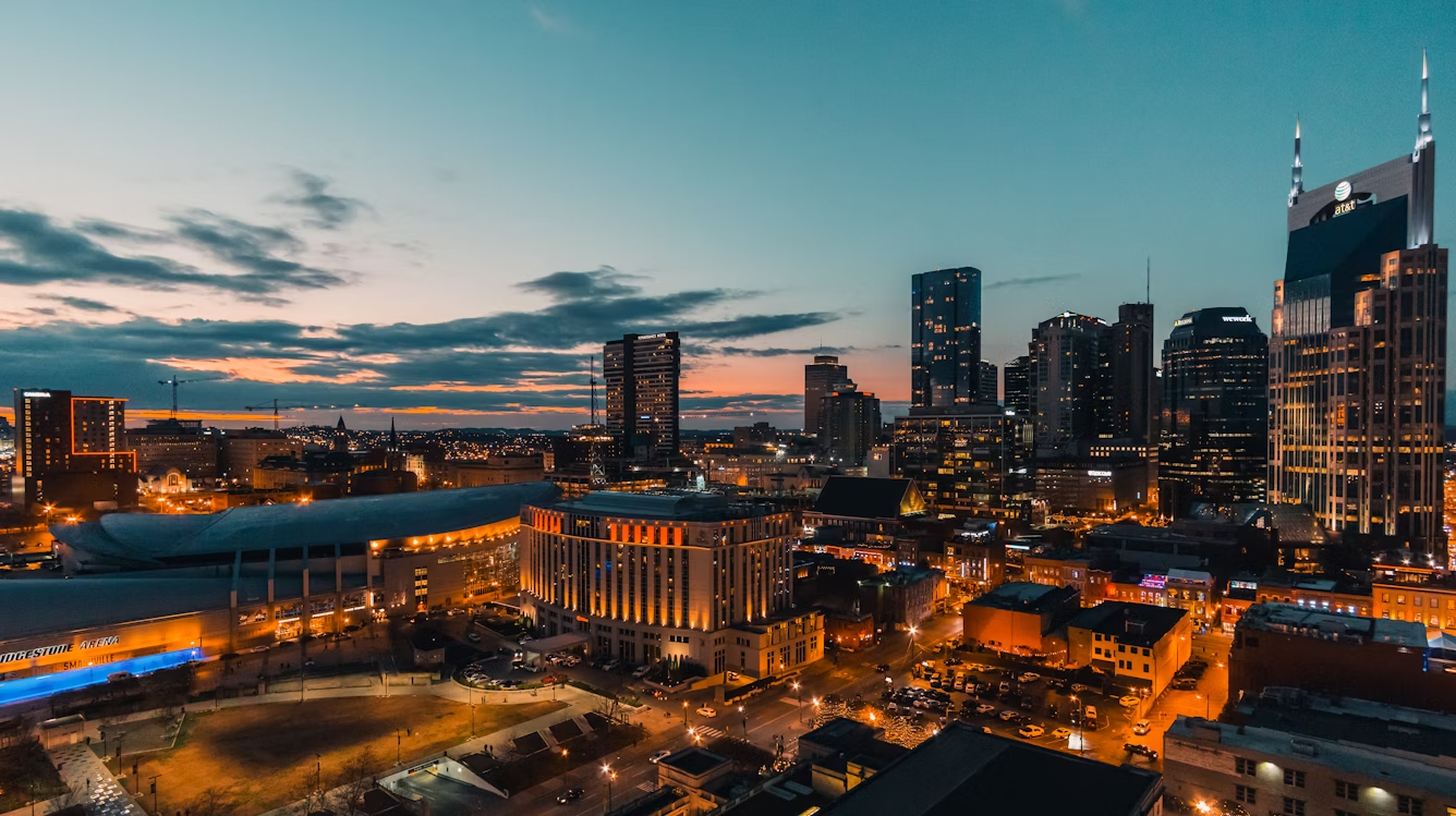nashville, tennessee city scape