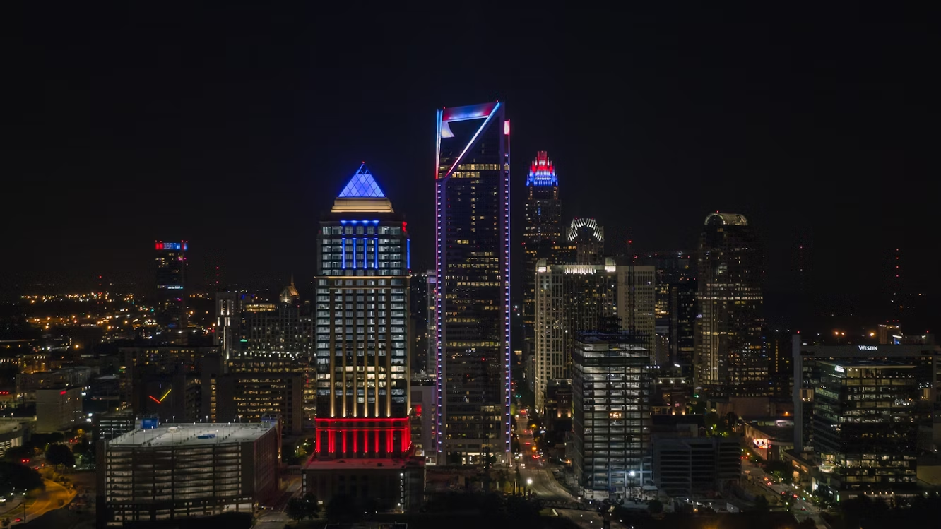 charlotte, north carolina city scape