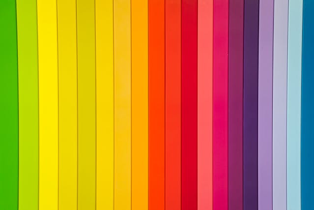 spectrum of colors