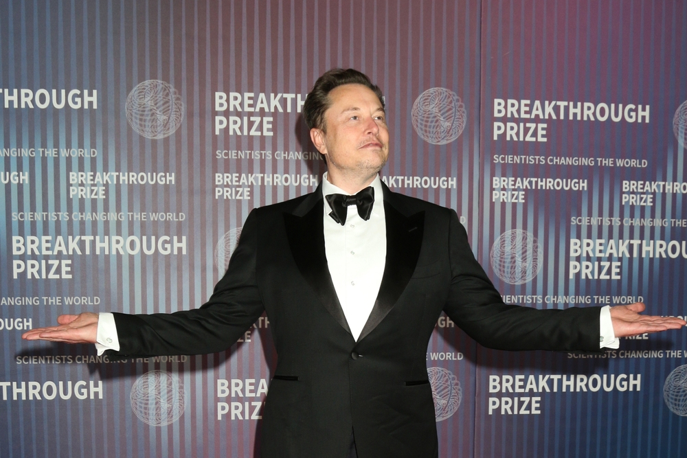 LOS ANGELES - APR 13: Elon Musk at the 10th Annual Breakthrough Prize Ceremony at the Academy Museum of Motion Pictures on April 13, 2024 in Los Angeles, CA
