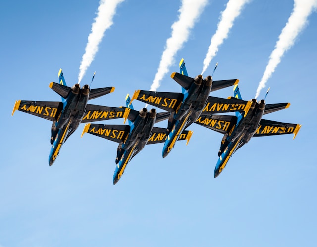 US navy airplanes