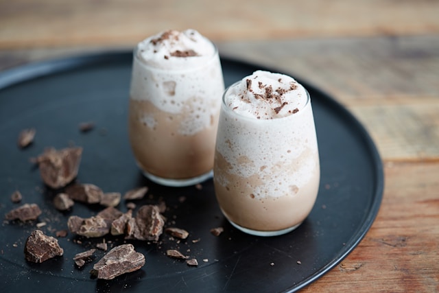 cold chocolate milk