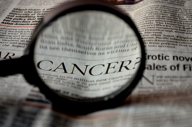 cancer text in newspaper