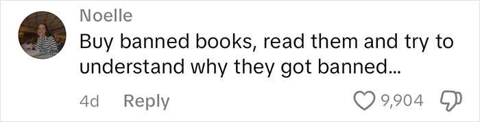 comment on TikTok video
