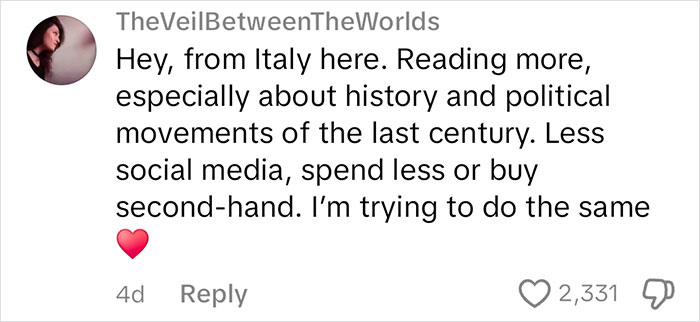 comment on TikTok video