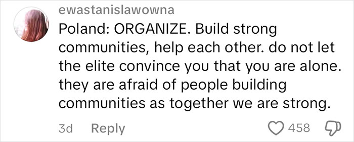 comment on TikTok video