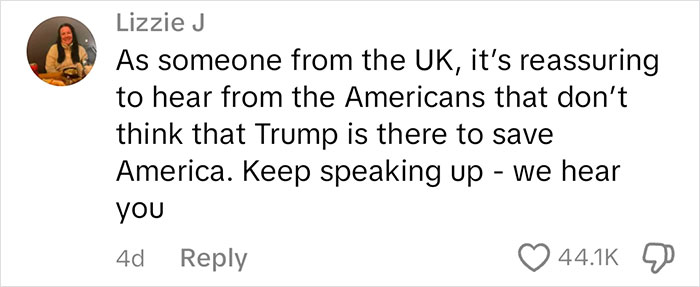 comment on TikTok video