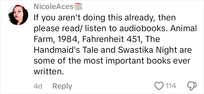 comment on TikTok video
