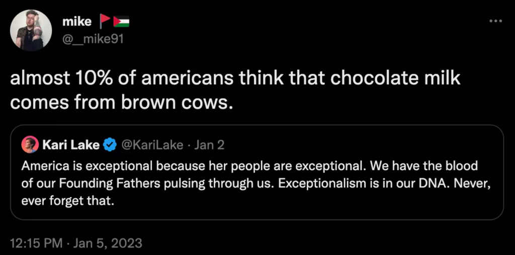 tweet about food misconceptions