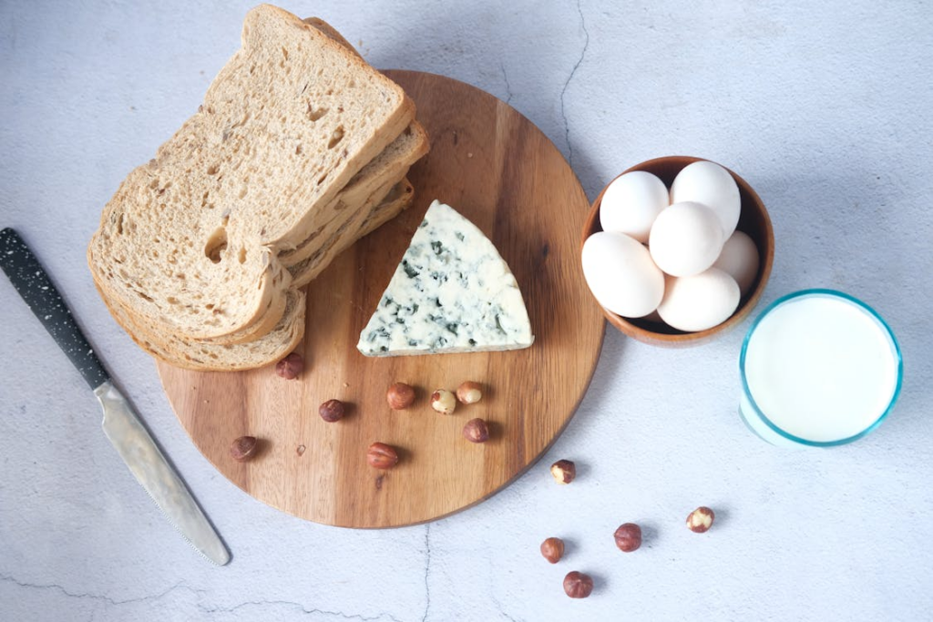 Brown Bread on the Chopping Board