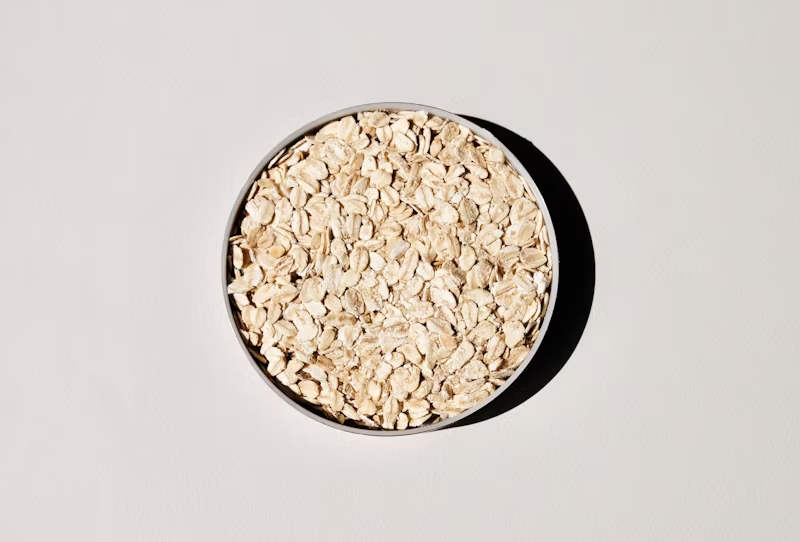 a bowl of oats