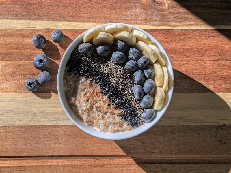 a curated bowl of oatmeal