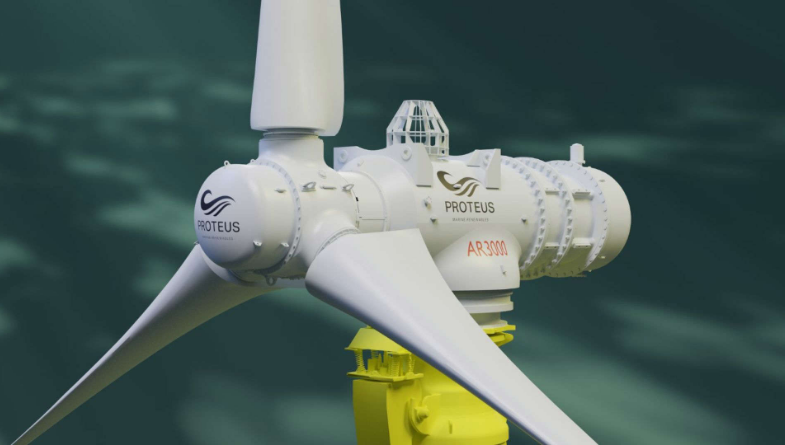 a tidal turbine