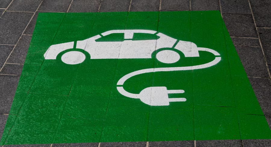 a car charging spot