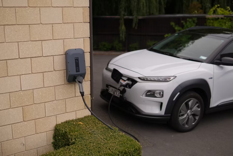 charging an electric vehicle at home