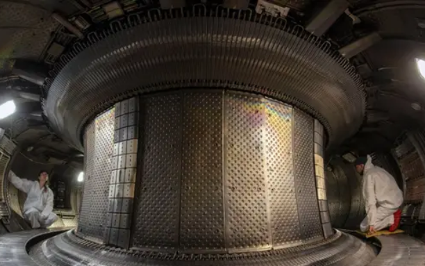 inside a fusion energy reactor