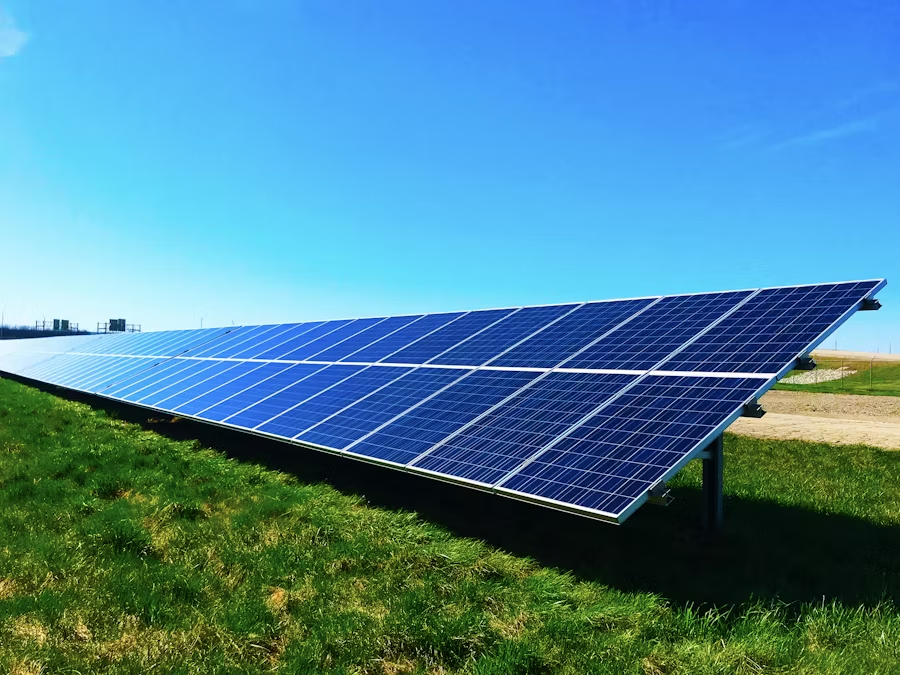 solar panels soaking up some sun